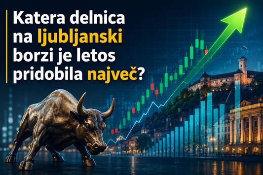 Katere delnice na ljubljanski borzi so letos pridobile največ?