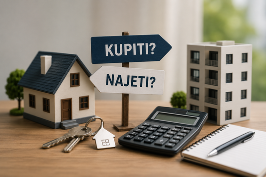 Kupiti ali najeti stanovanje? Ta izračun vam morda lahko pomaga